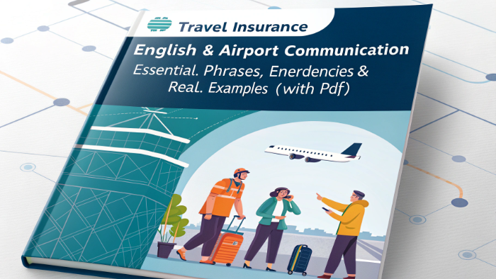 Travel Insurance English & Airport Communication: Essential Phrases, Emergencies & Real Examples (With PDF)